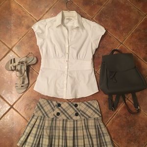 Banana Republic White Blouse